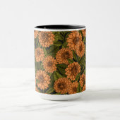 Orange Dahlia Garden Tasse (Zentrum)