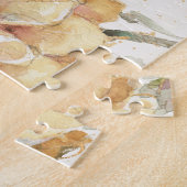 Orange Dahlie Puzzle (Seite)