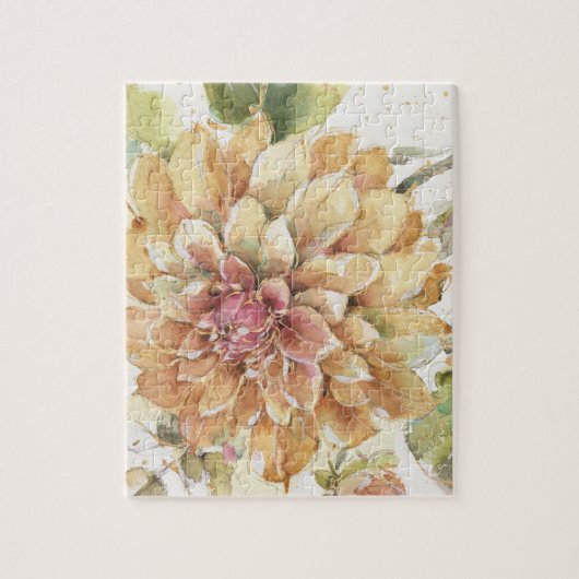 Orange Dahlie Puzzle (Vertikal)
