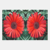 Orange Daisies Design Geschenkpapier Set (Vorderseite 2)