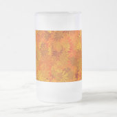 Orange Daisies Mattglas Bierglas (Mittel)