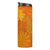 Orange Daisies Thermosbecher (Nach rechts gedreht)