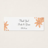 Orange Daisies Wedding Vielen Dank für Ihre Unters (Vorderseite)