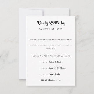 Orange Daisy Art UAWG mit Entrées Umschließung RSVP Karte