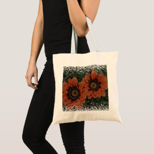Orange Daisy Balls Budget Totbeutel Tragetasche