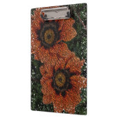 Orange Daisy Balls Clipboard Klemmbrett (Links)
