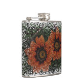 Orange Daisy Balls Hip Flask Flachmann (Rechts)
