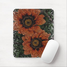 Orange Daisy Balls Mouse Pad Mousepad