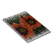 Orange Daisy Balls Spiral Notebook Notizblock (Rechte Seite)