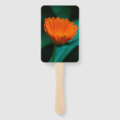 Orange daisy Blume Fächer (Rückseite)