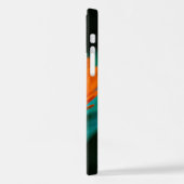 Orange daisy Blume iPhone Hülle (Linke Seite)