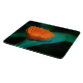Orange daisy Blume Schneidebrett (Ecke)