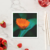 Orange daisy Blume Serviette (Beispiel)