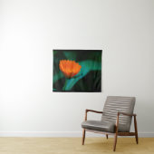 Orange daisy Blume Wandteppich (Beispiel (Horizontal))