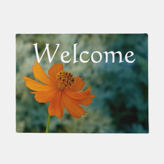Orange daisy fußmatte (Vorderseite)