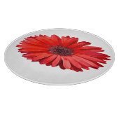 Orange Daisy Glasspanplatte Schneidebrett (Ecke)