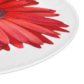 Orange Daisy Glasspanplatte Schneidebrett (Ecke)