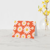 Orange Daisy Karte (Gelbe Blume)