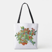 Orange Daisy Tote Bag Tasche (Rückseite)