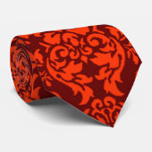 Orange Damask Krawatte (Gerollt)
