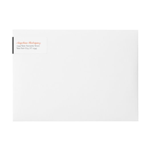 Orange Damask Pattern Abschluss (Vorderseite)