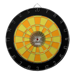 Orange Dark Yellow Black Dartboard 2024 Dartscheibe