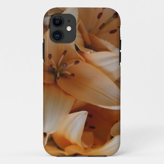 Orange Day Lilien Nah Case-Mate iPhone Hülle (Rückseite)