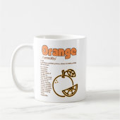 Orange.Definition Kaffeetasse (Links)