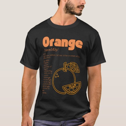 Orange.Definition T-Shirt (Vorderseite)
