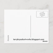 Orange Delight Postkarte (Rückseite)