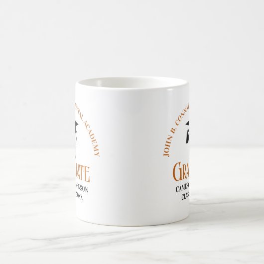 Orange Dental School Custom Dentist Abschluss Kaffeetasse (Mittel)