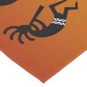 Orange Desert Sunset Kokopelli Südwest Kurzer Tischläufer (Ecke)