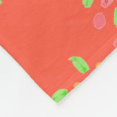 Orange Designer Fleece Blanket (Ecke)