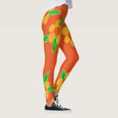 Orange Designer Leggings (Rechts)