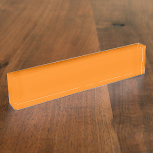 Orange Desk Namensplakette