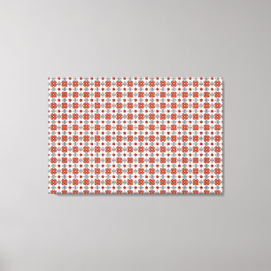Orange Diamond Gemstone Art, Orange Leinwanddruck