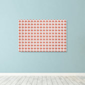 Orange Diamond Gemstone Art, Orange Leinwanddruck (Insitu (Holzboden))