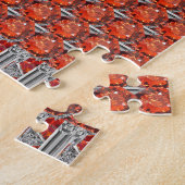 Orange Diamond Gemstone Art, Orange Puzzle (Seite)