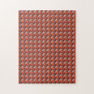 Orange Diamond Gemstone Art, Orange Puzzle