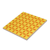Orange Diamond Pattern Fliese (Seite)