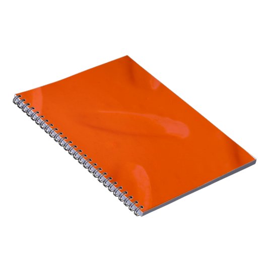 Orange Diamondplate-Notebook Notizblock (Rechte Seite)