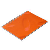 Orange Diamondplate-Notebook Notizblock (Linke Seite)