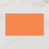 Orange Diaper Raffel Ticket für moderne Handschrif Begleitkarte (Rückseite)
