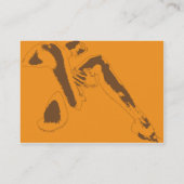 Orange, die - mollig denkt visitenkarte (Rückseite)