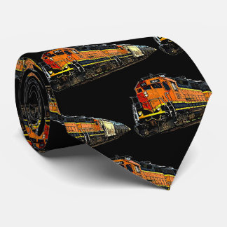 Orange Diesel Lokomotive Train Motor Krawatte