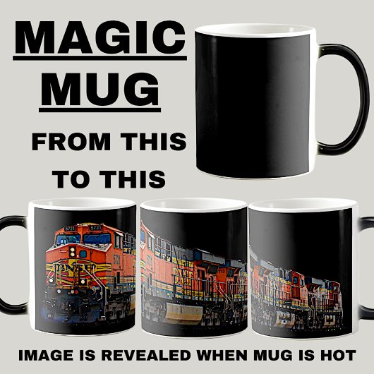 Orange Diesel Magic Morphing Tasse