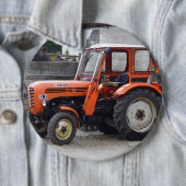 Orange Diesel Tractor Steyr KL II Button (Beispiel)