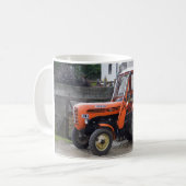 Orange Diesel Tractor Steyr KL II Kaffeetasse (Vorderseite Links)