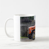 Orange Diesel Tractor Steyr KL II Kaffeetasse (Links)