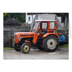 Orange Diesel Traktor Steyr KL II